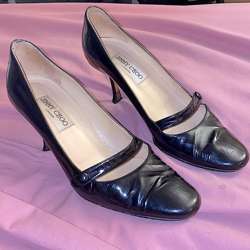 Jimmy Choo black Patent leather Mary Janes